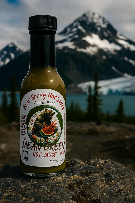 The Mean Green Hot Sauce Blend-Jalapeno, Cucumber, Watermelon, Scorpion Pepper