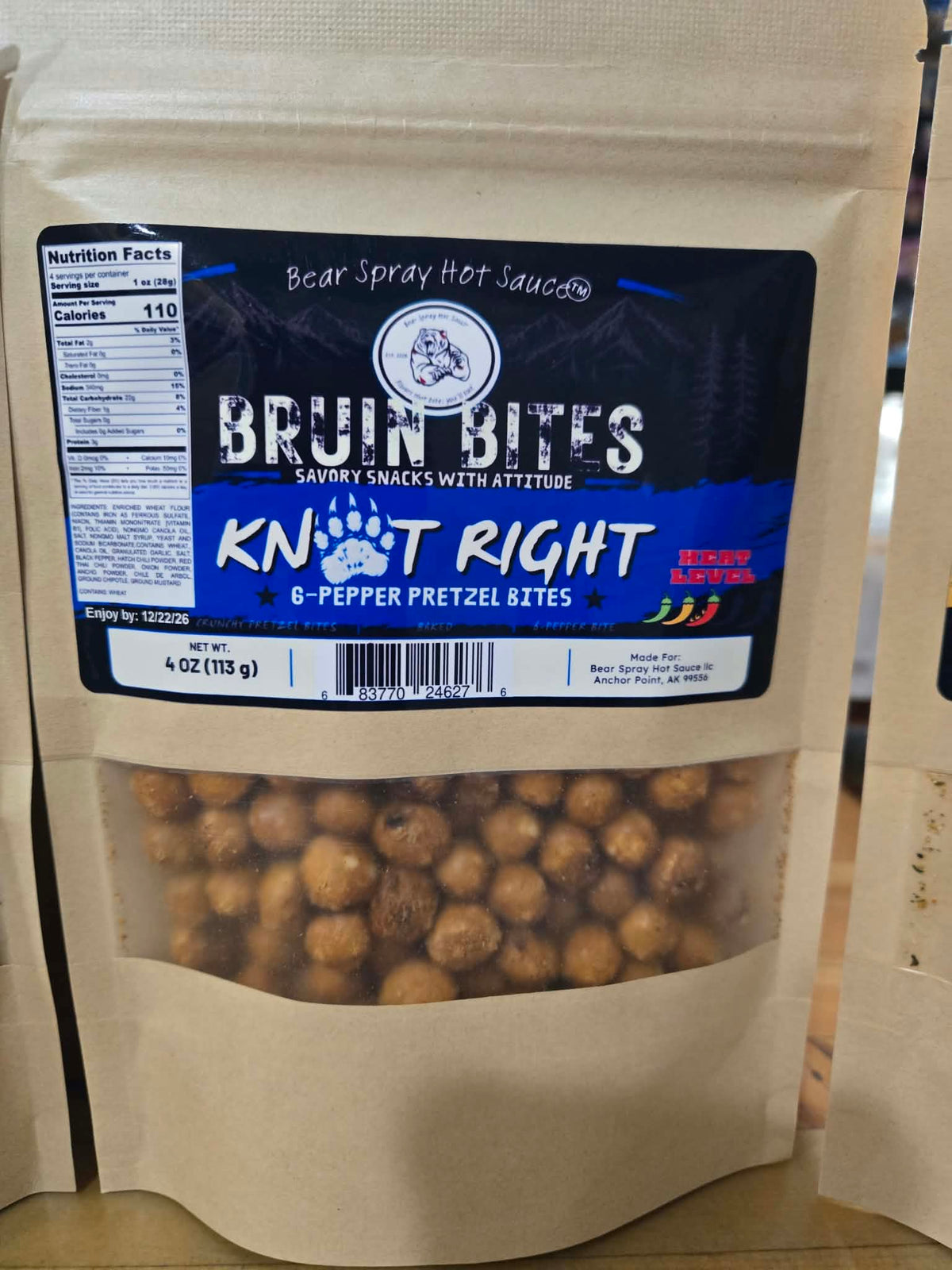 Knot Right – 6 Pepper Pretzel Bites